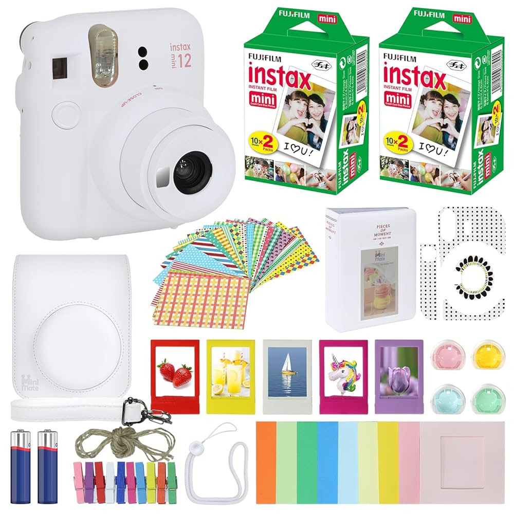【YU】FUJIFILM instax mini Amazon.com : Fujifilm Instax Mini 12 Instant Camera Clay